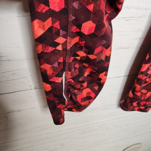 Athleta Be Free Yoga Red Leggings Size Small - Picture 5 of 13